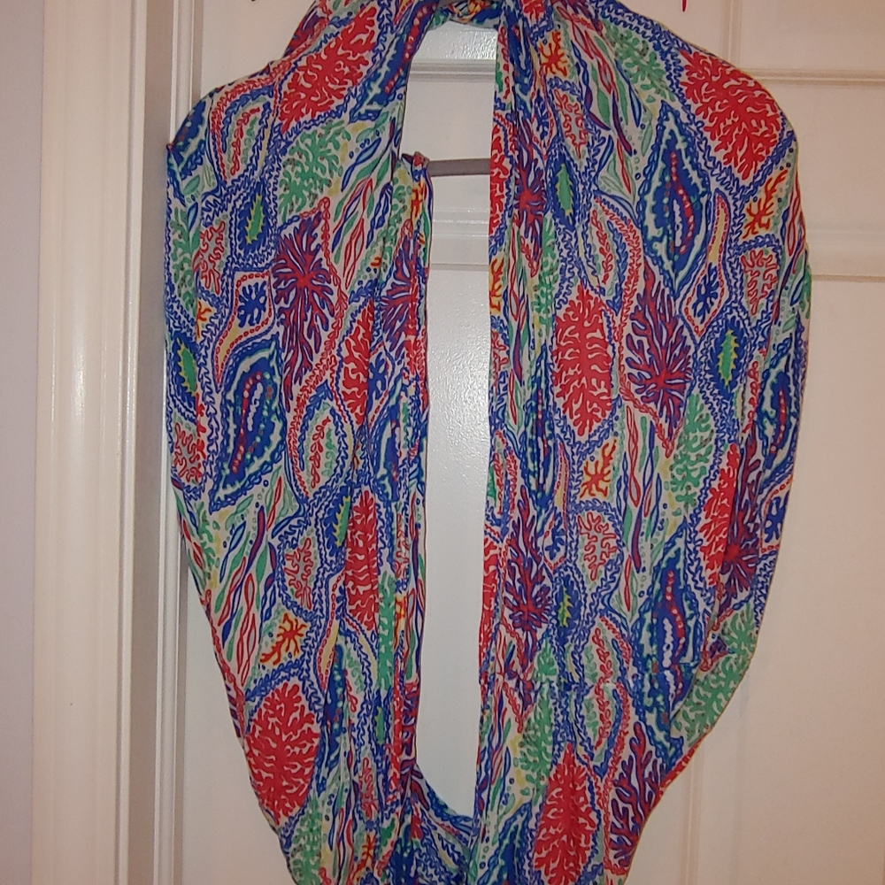 Lilly Pulitzer infinity scarf